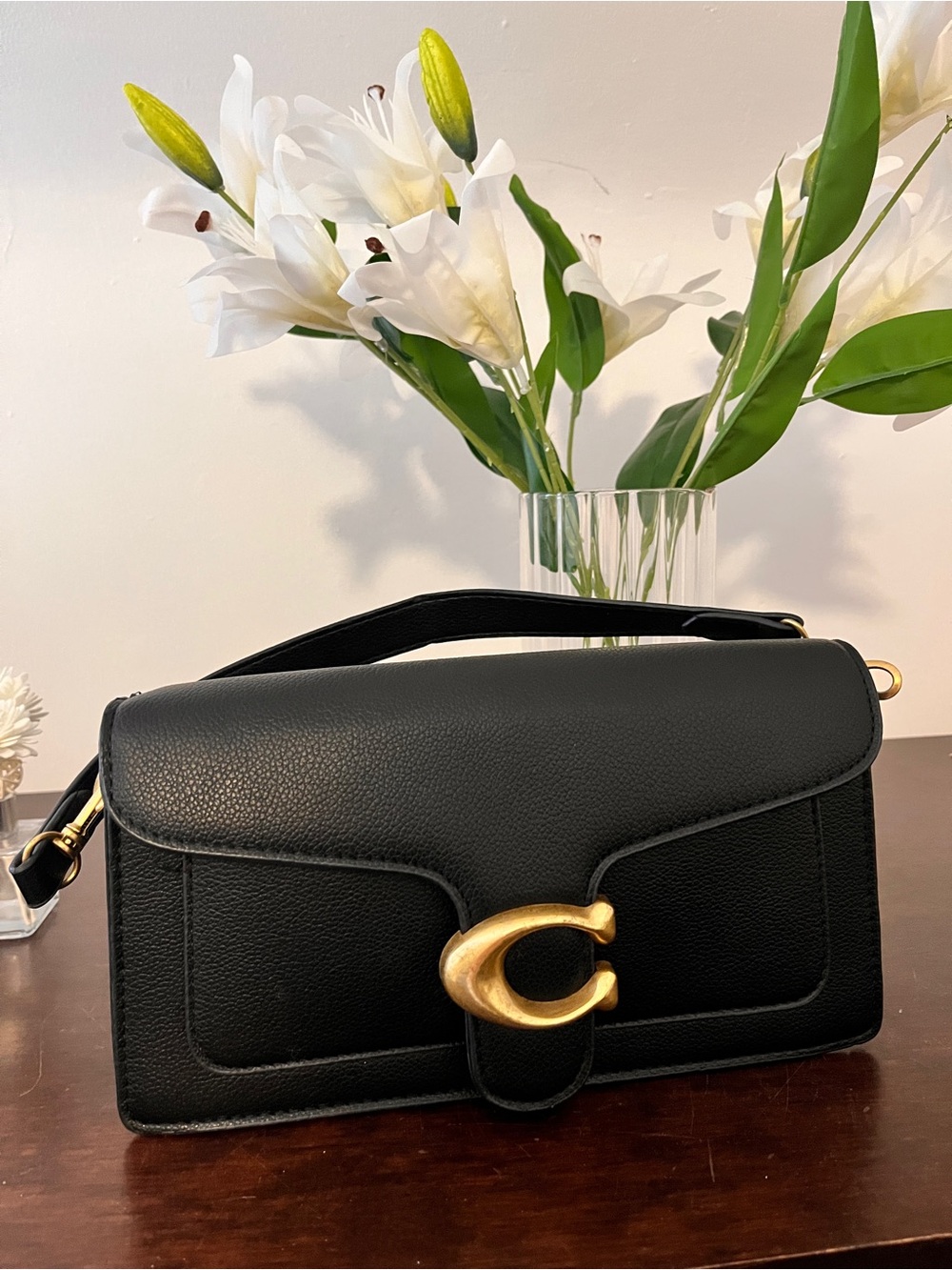 Coach Black Shoulder Bag Tabby 26